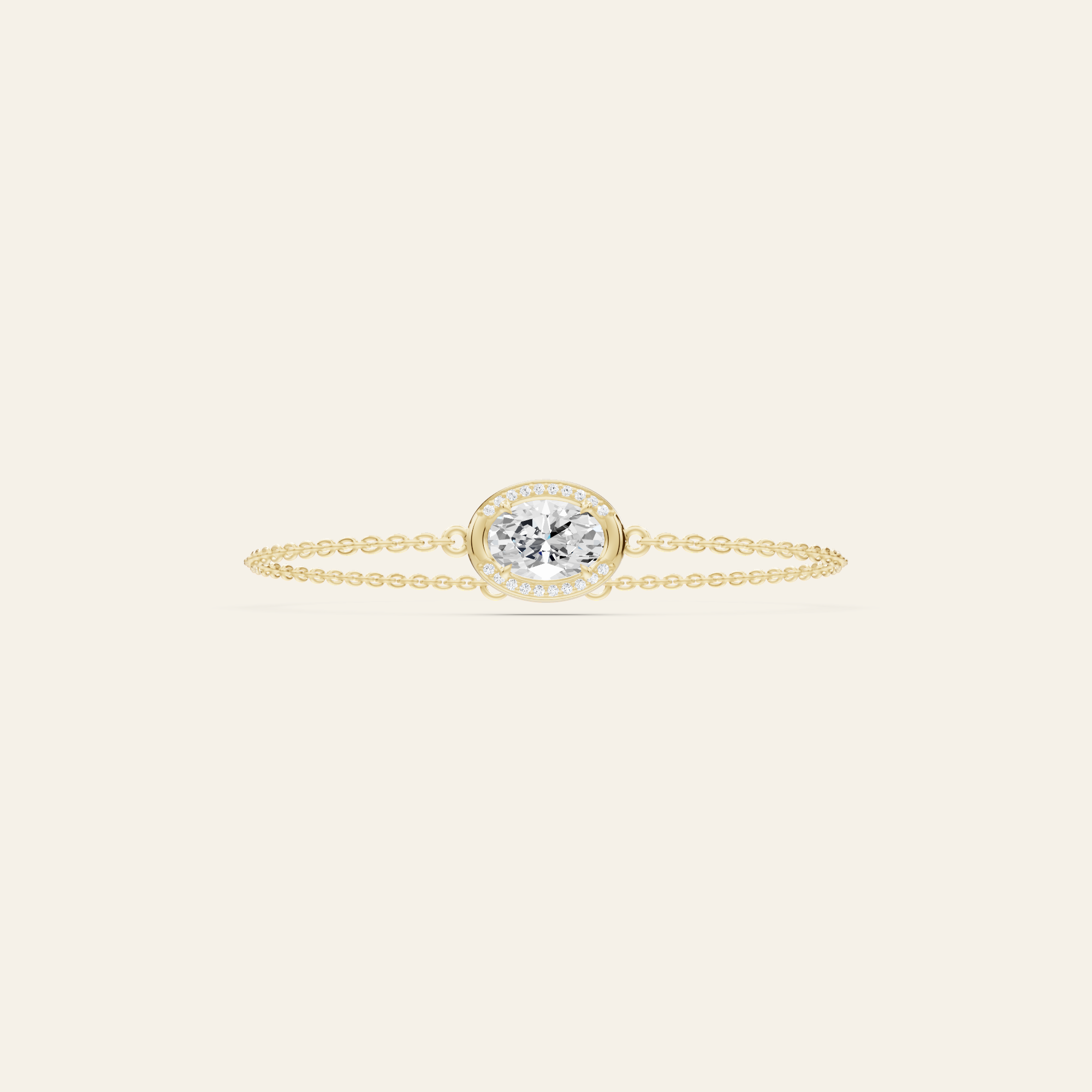 Gold diamond eternity band from The Layers collection